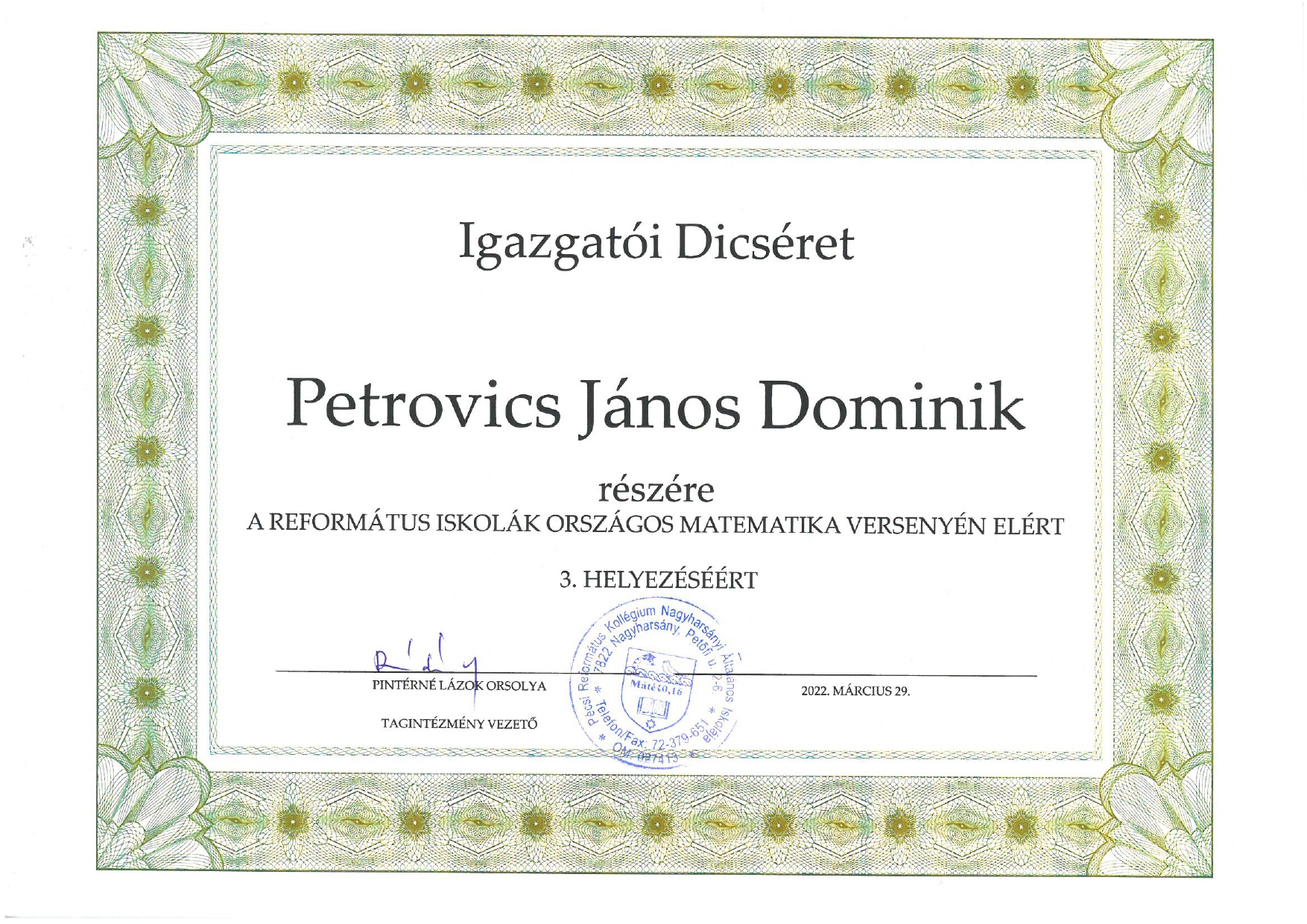 Petrovics D igazgatoi page 0001